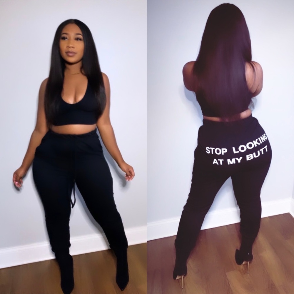 Stop Looking Joggers